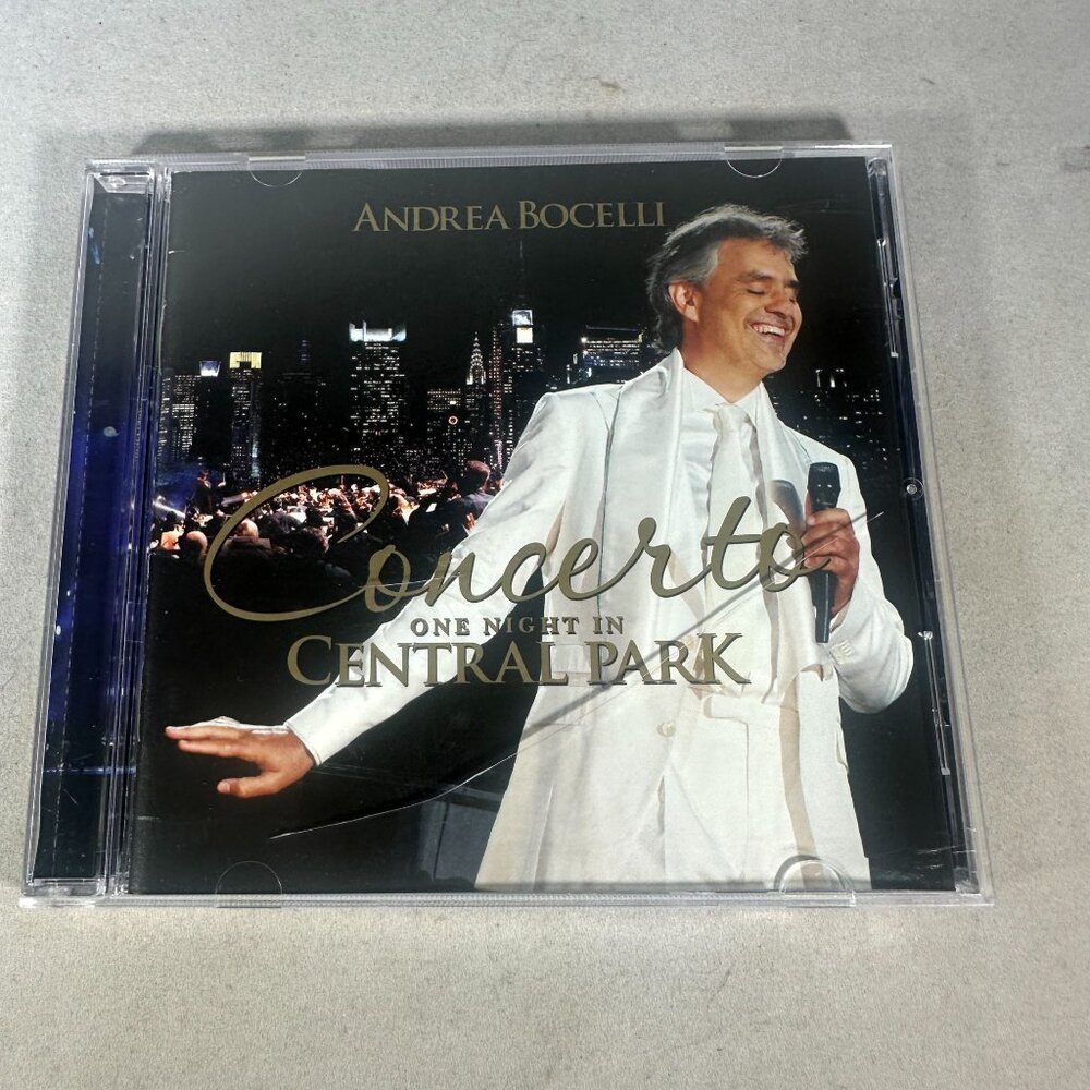 Andrea Bocelli Concerto One Night In Central Park CD 2011 Classical Live
